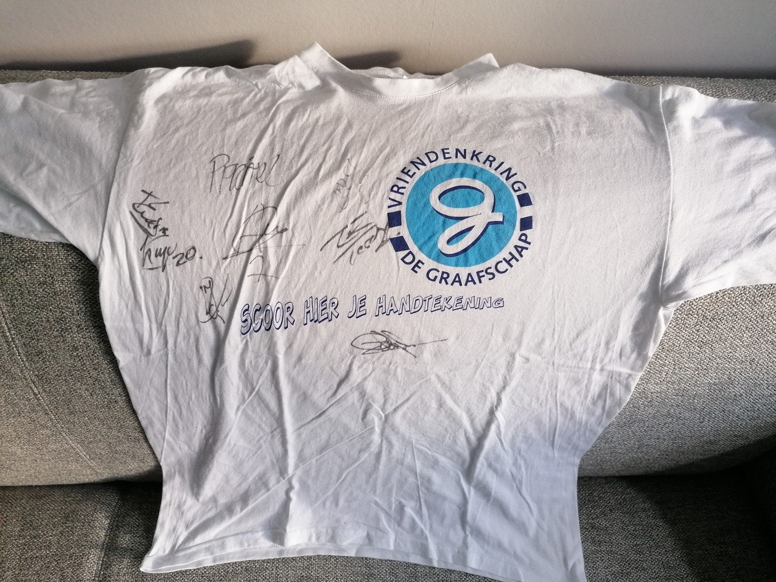 De Graafschap T shirt L Club Fanshop Fan D'ran Superboer
Vi, Ophalen of Verzenden, Zo goed als nieuw, Overige binnenlandse clubs