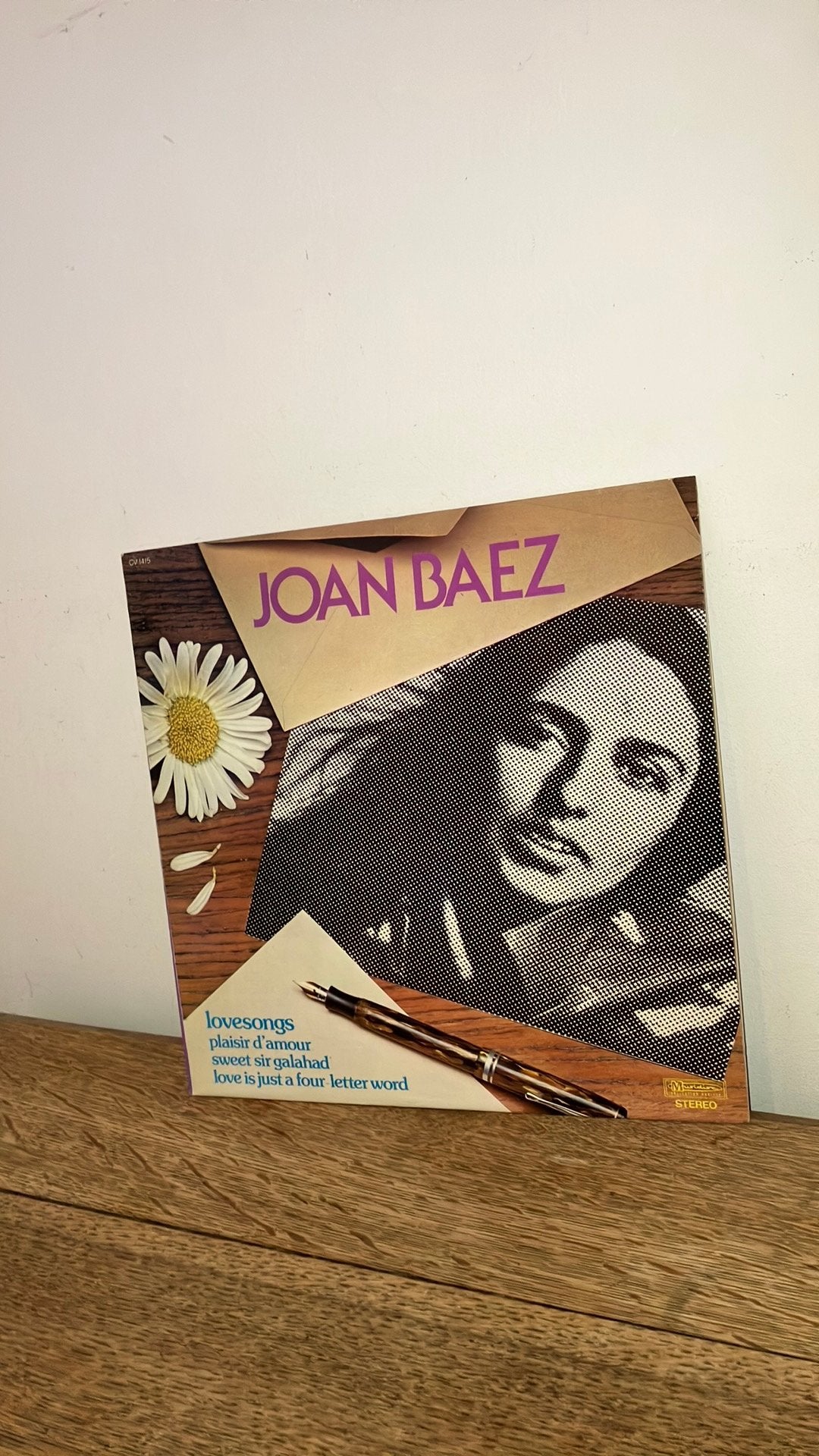 Joan Baez lovesongs lp, Beschermende buitenhoes, Ophalen of Verzenden, Gebruikt, 12 inch