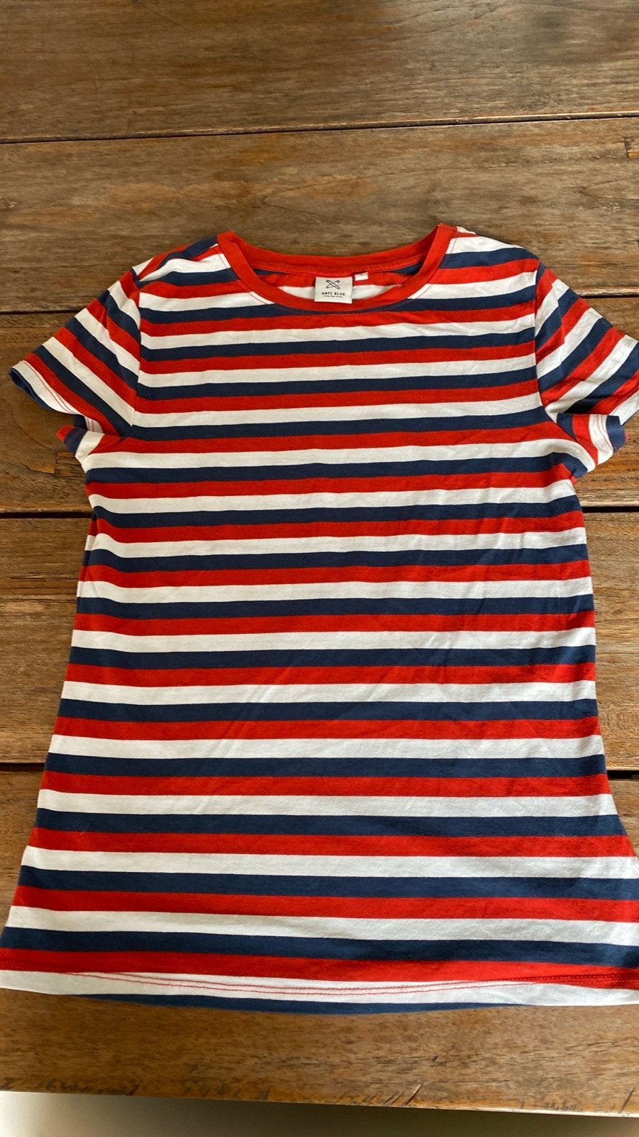 Anti Blue gestreept T-shirt - Maat S, Ophalen of Verzenden, Zo goed als nieuw, Korte mouw, Maat 36 (S)