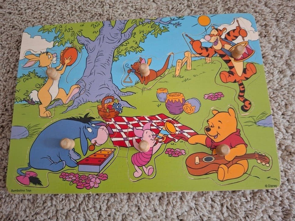 Houten puzzel van Winnie the Pooh, Ophalen, Zo goed als nieuw, Overige typen