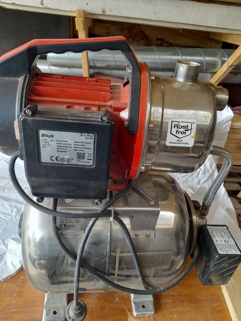 Rostfrei grizzly hww3819, Tuin en Terras, Waterpompen, Ophalen of Verzenden, Gebruikt, Elektrisch, Besproeiingspomp