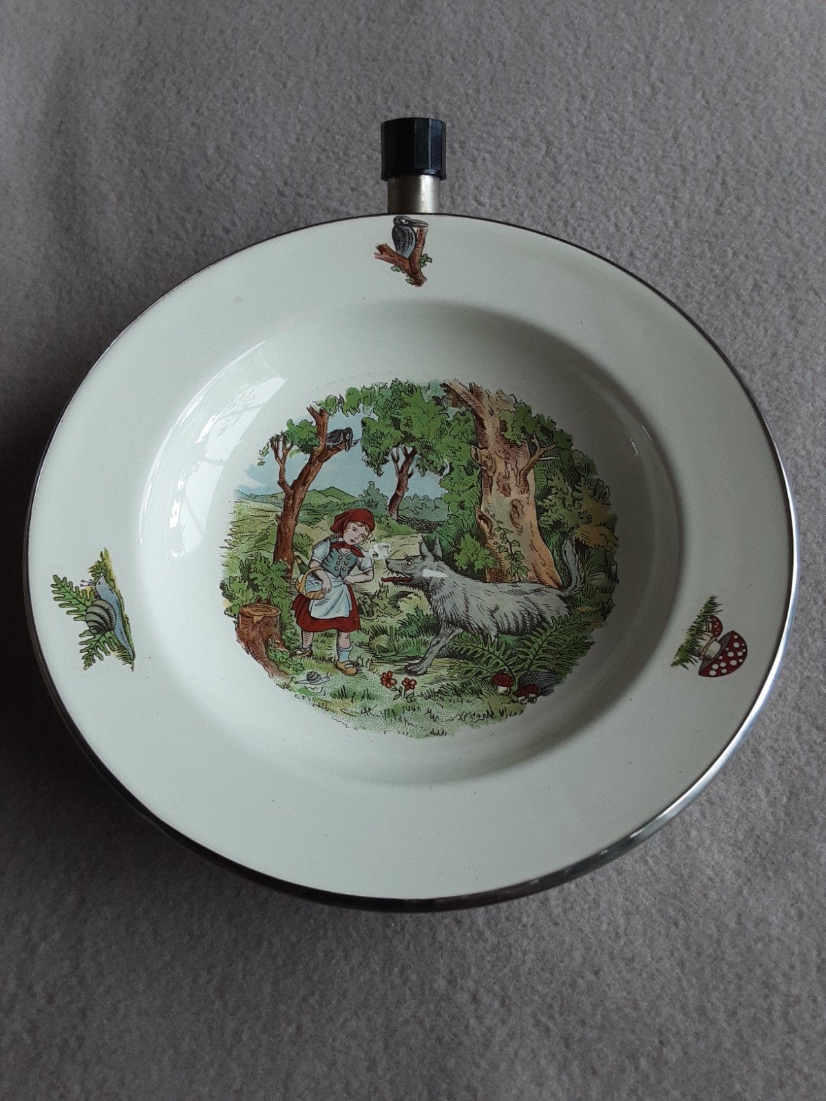 WARMHOUD BORDJE , Roodkapje en de Wolf. C.A. 1955., Verzamelen, Blikken, Ophalen of Verzenden, Overige