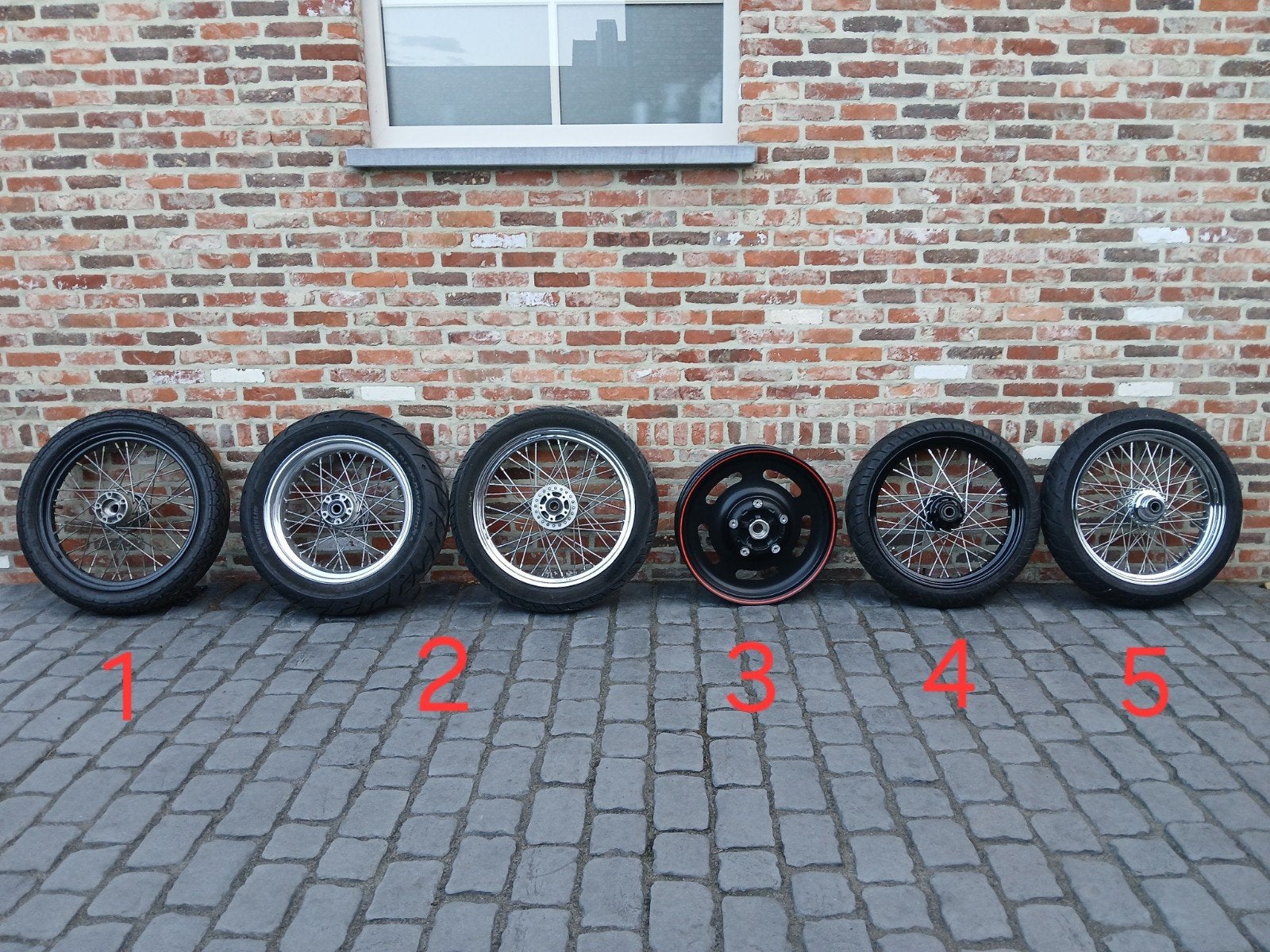 Harley wielen, Motoren, Ophalen of Verzenden