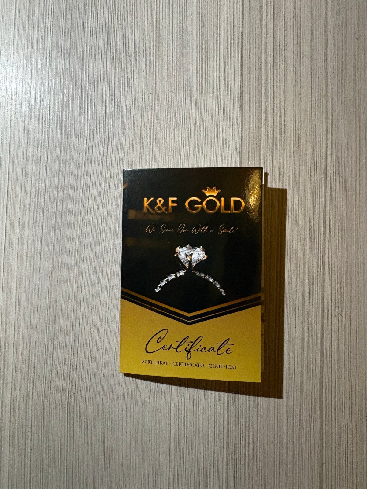 GOLD TROUWRING - K&F Gold Waardebon t.w.v. €650, Ophalen of Verzenden, Nieuw, Goud, Dame of Heer