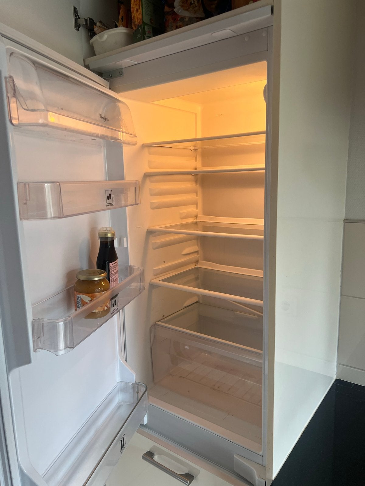 Complete keuken met koelkast, afzuigkap, kookplaat (SMEG), Huis en Inrichting, Keuken | Complete keukens, Ophalen, Gebruikt, Hoekkeuken