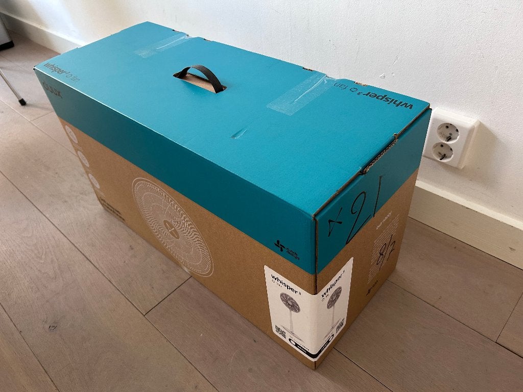 Duux Whisper 3, nieuw, super stille ventilator, Witgoed en Apparatuur, Ventilatoren, Ophalen of Verzenden, Ventilator met afstandsbediening