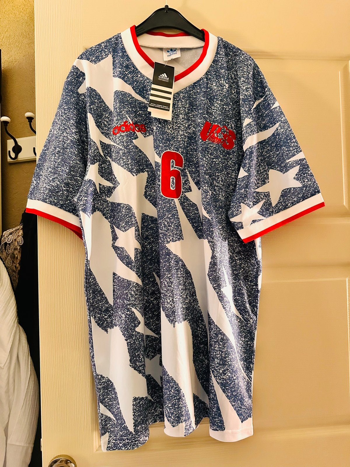 Adidas USA 1994 WK Voetbalshirt - Maat xl Nieuw met kaartje, Ophalen, Maat 52/54 (L), Meerkleurig, Nieuw