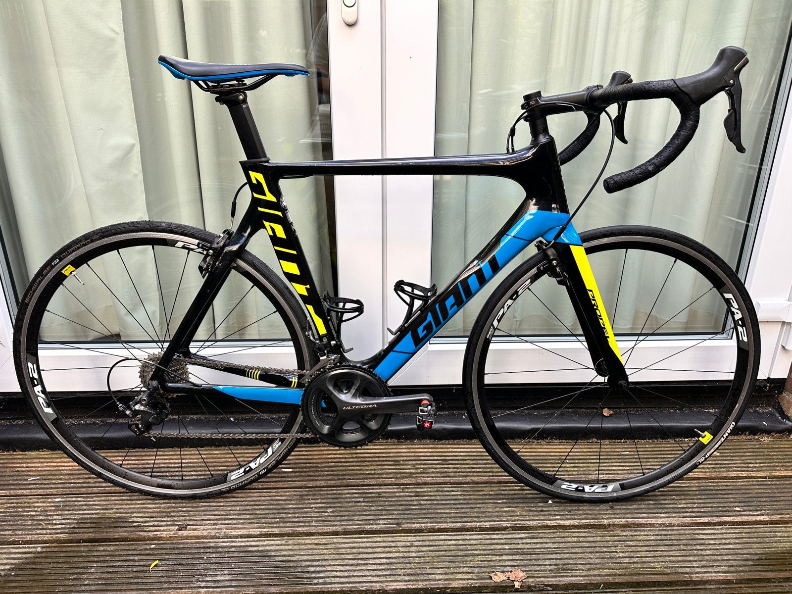 Giant Advanced | Maat 56 | fullCarbon Ultegra | Topconditite, Carbon, Zo goed als nieuw, Meer dan 20 versnellingen, 53 tot 57 cm