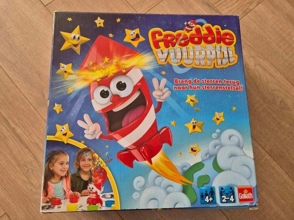 freddie vuurpijl, Hobby en Vrije tijd, Gezelschapsspellen | Bordspellen, Ophalen of Verzenden, Zo goed als nieuw