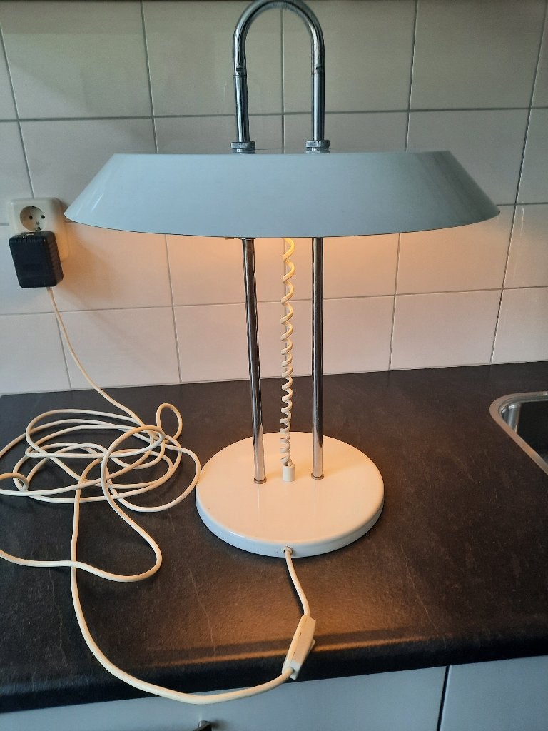 Tafellamp jaren 70 Vintage, Vintage, Ophalen of Verzenden, Metaal, Gebruikt