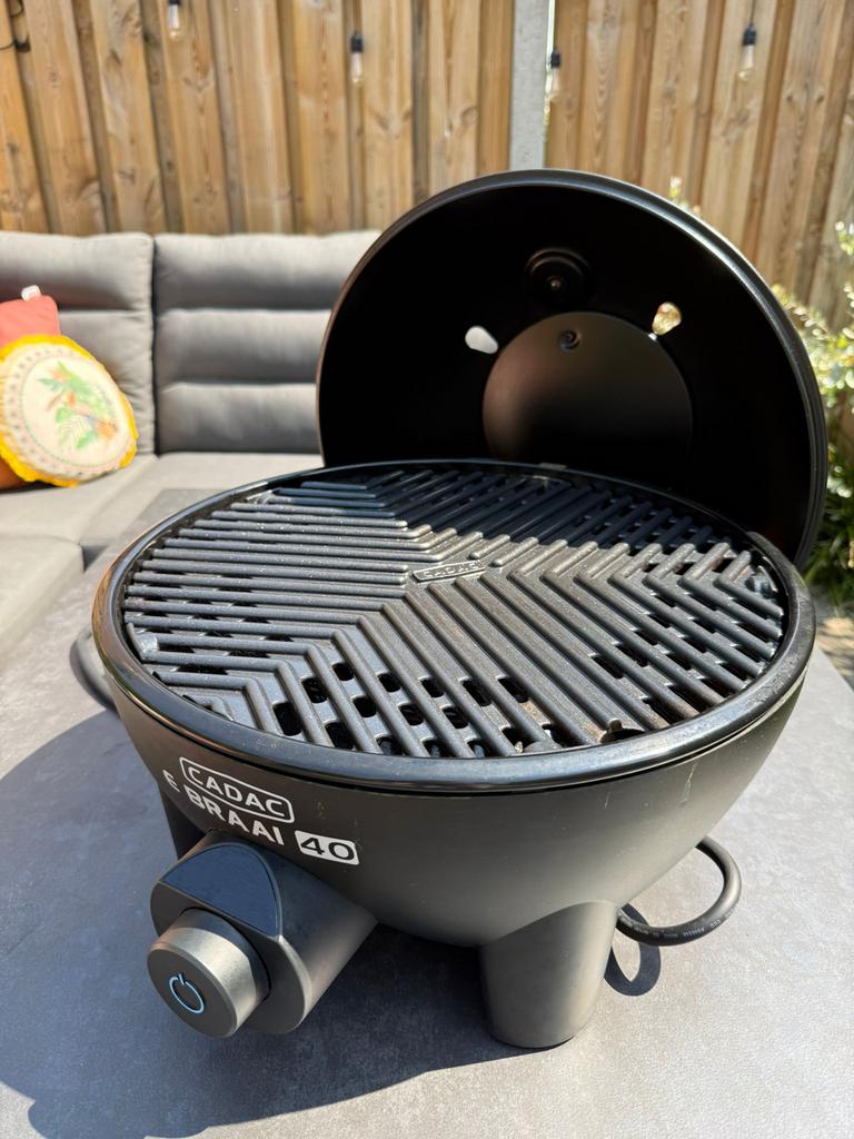 Cadac E-Braai 40 - elektrische barbecue, Tuin en Terras, Ophalen, Zo goed als nieuw