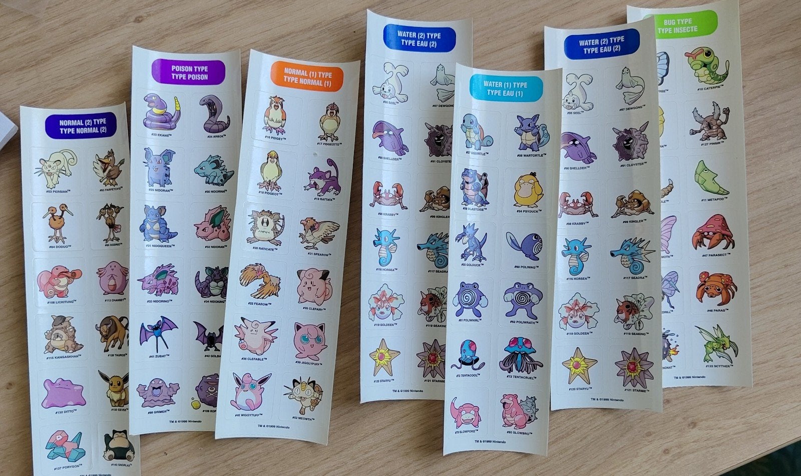 Stickers pokemon, Verzamelen, Ophalen of Verzenden, Zo goed als nieuw