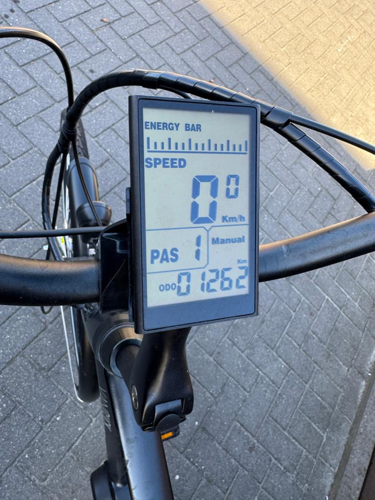 Elektrische herenfiets. Zo goed als nieuw., Overige merken, Velgrem, Versnellingen, Ophalen of Verzenden