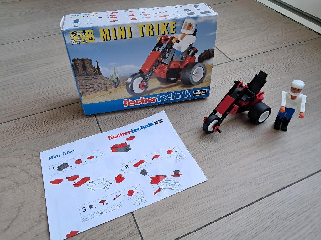 K223 Mini Trike FisherTechnik 34992, Ophalen of Verzenden, Zo goed als nieuw, Bouwen