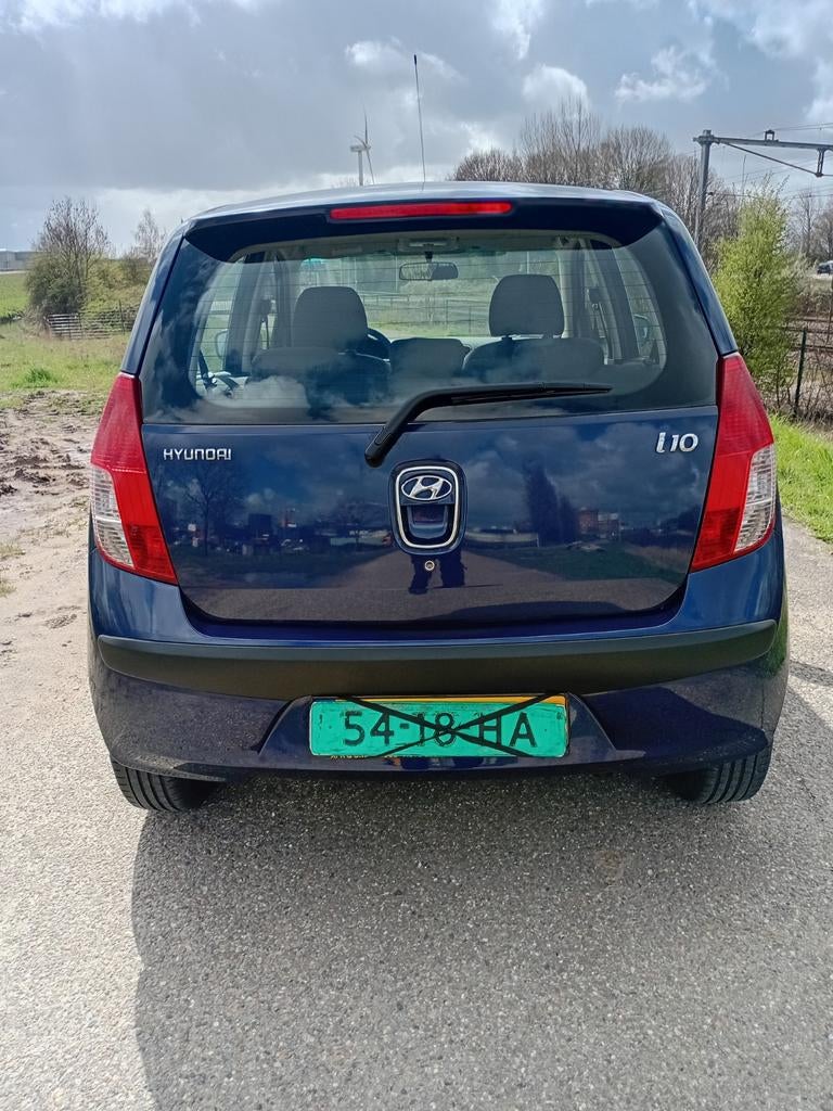 Hyundai i10 1.1I 5DR AUT 2010 Blauw, 31 €/maand, 4 cilinders, Blauw, Origineel Nederlands
