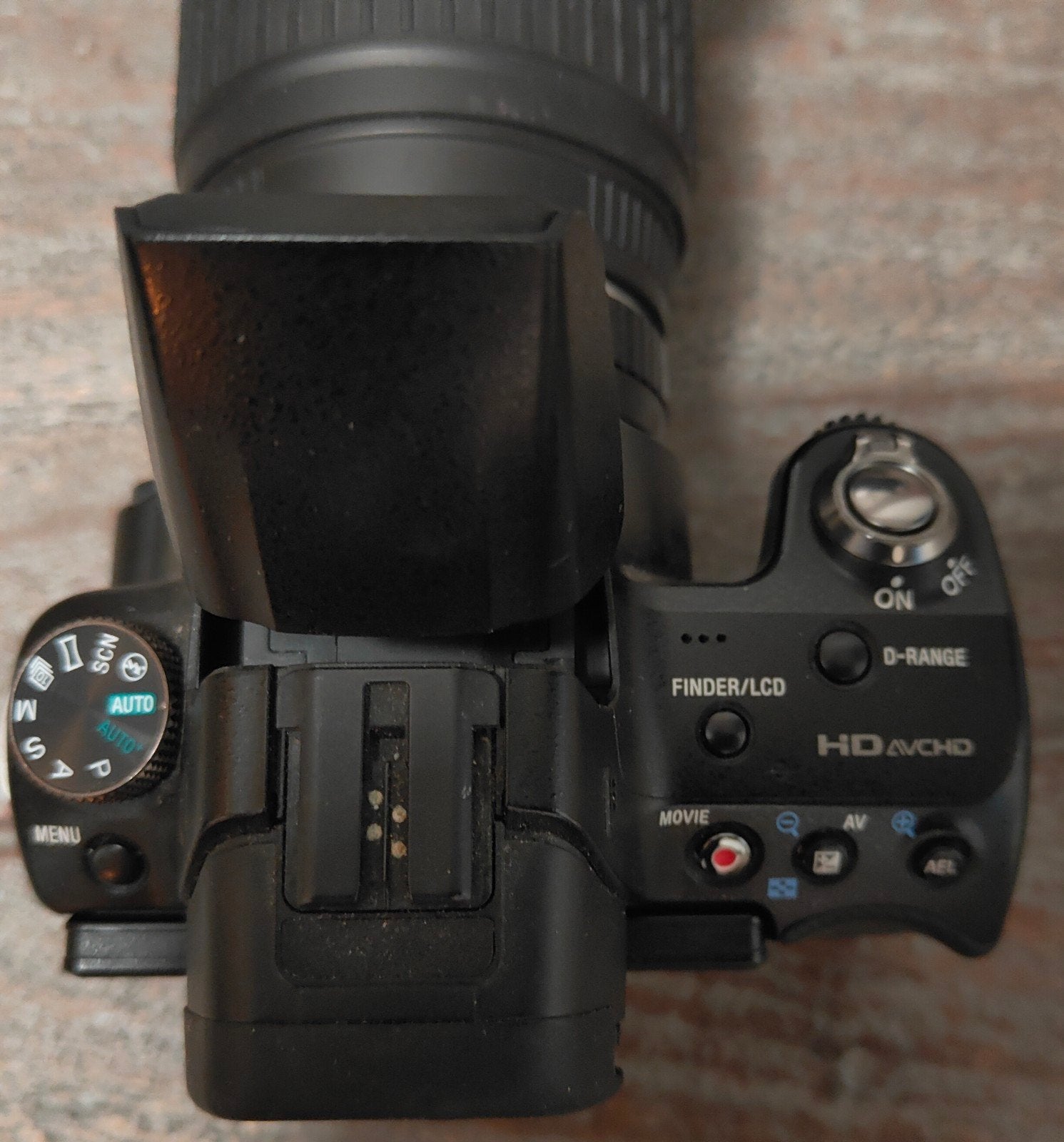 Sony Alpha SLT-A55V Digitale Camera - Defect, Audio, Tv en Foto, Beeldstabilisatie, Spiegelreflex, Ophalen of Verzenden, Accu