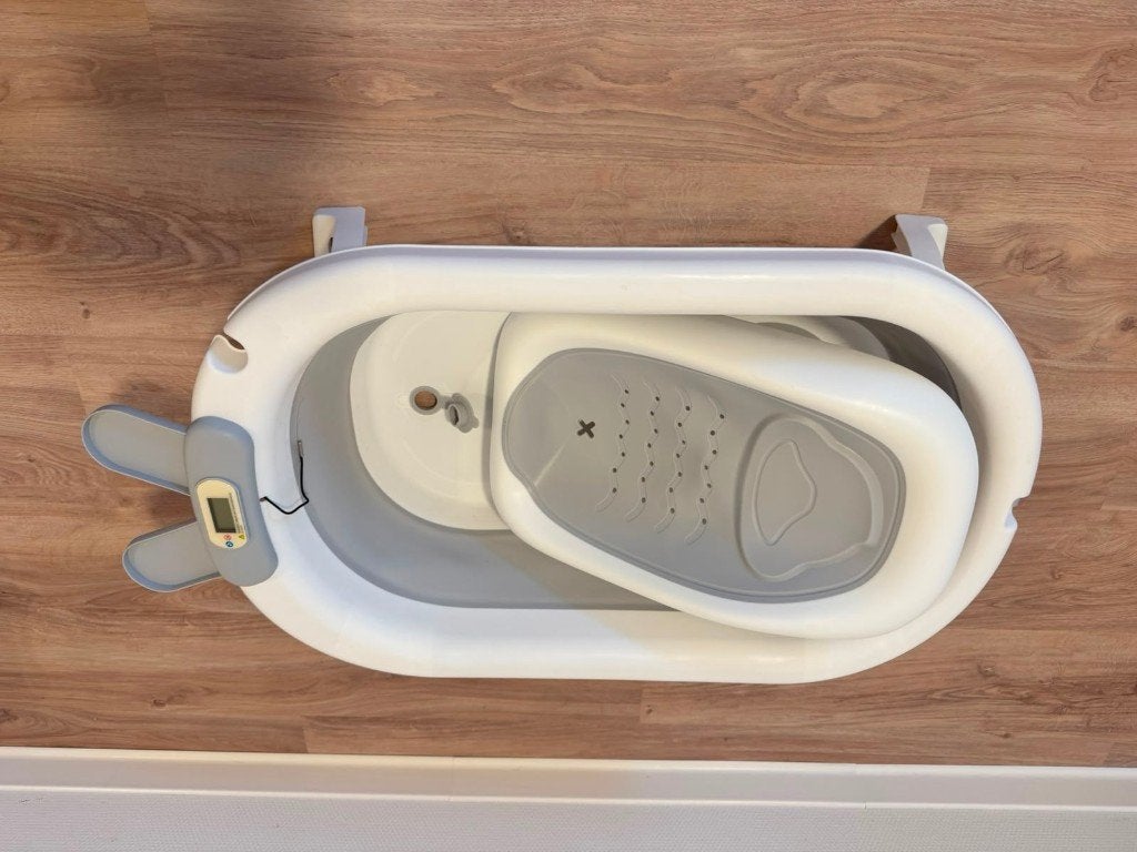 Foldable Baby bath tub (0-36 months), 82x43x40cm, Overige merken, Ophalen of Verzenden, Zo goed als nieuw, Badje