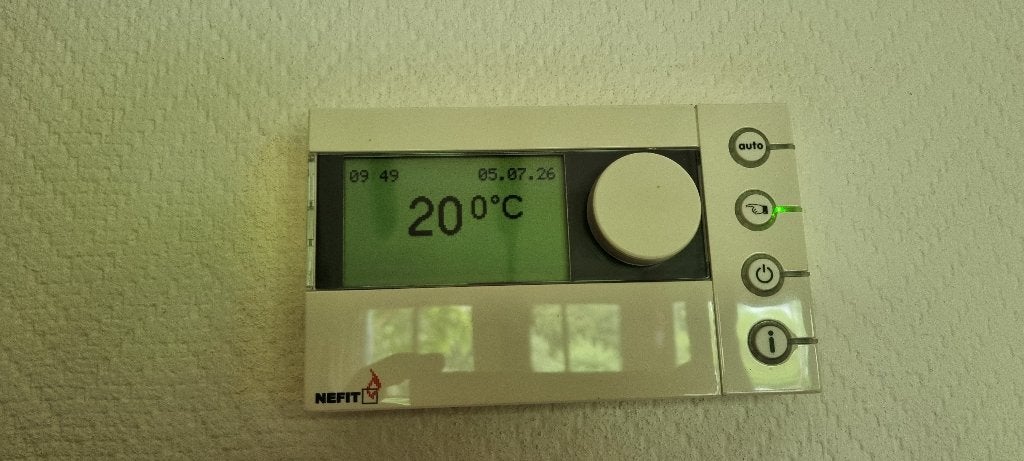 Nefit Moduline 300 met boekje, Ophalen of Verzenden, Slimme thermostaat, Zo goed als nieuw