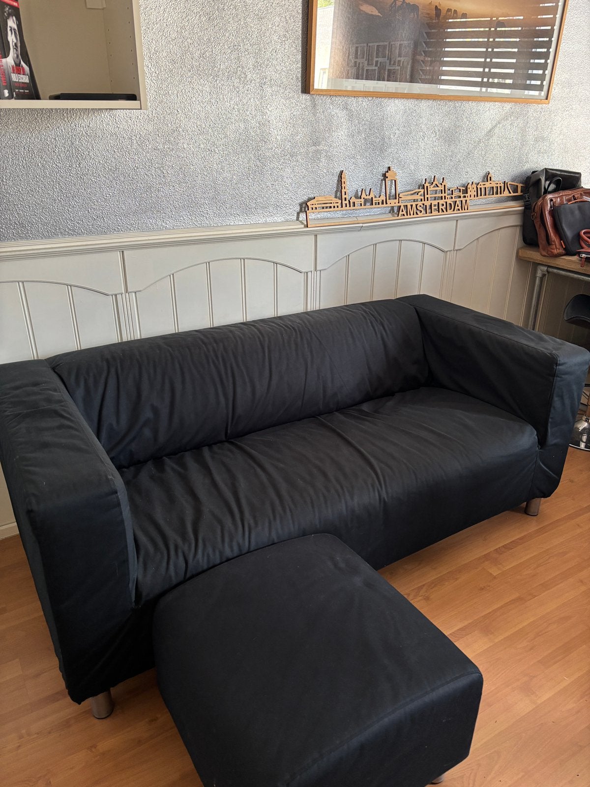 Ikea klippan bank, Ophalen, Gebruikt, 150 tot 200 cm, Tweepersoons