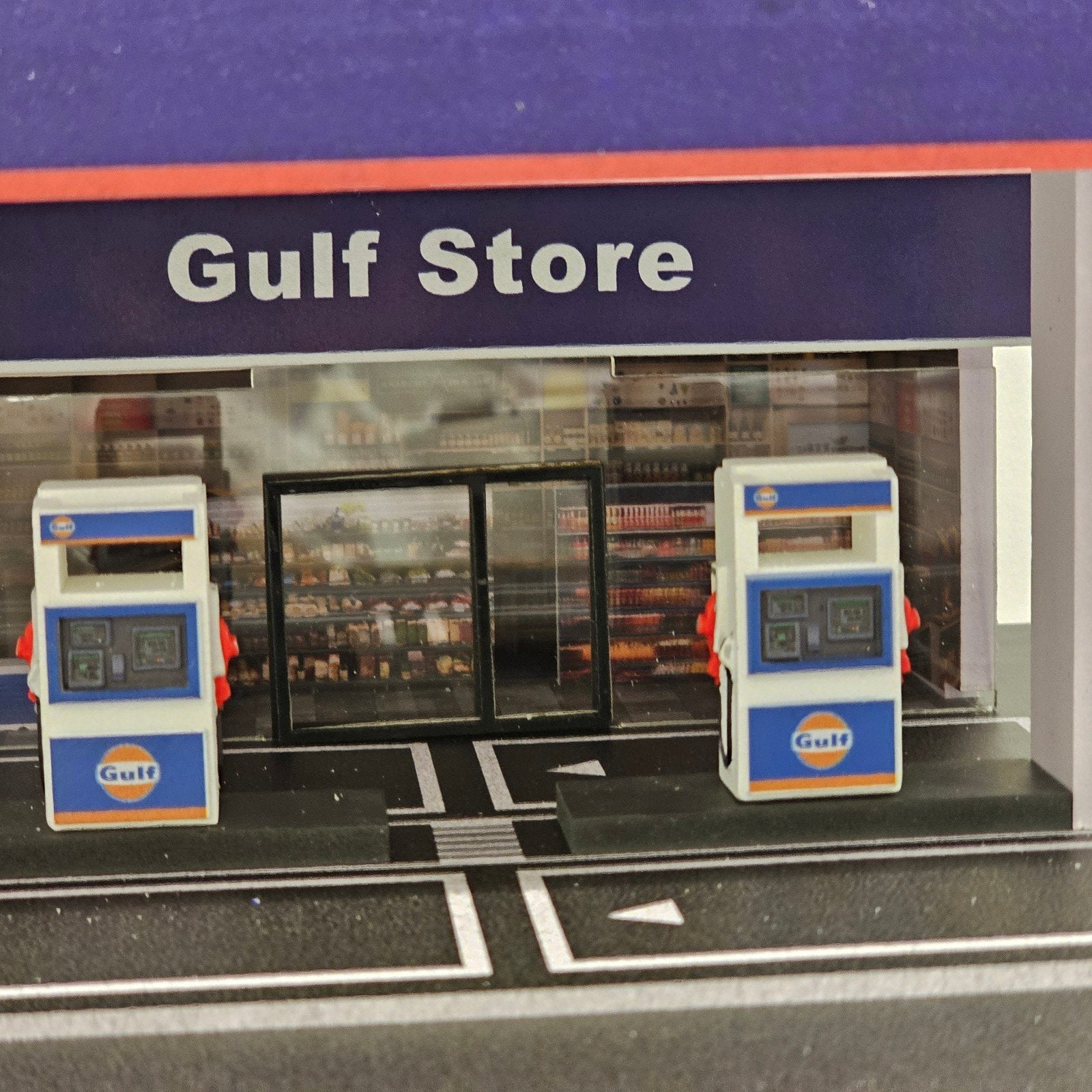 MetLight Gulf Store Benzinepomp Model, Overige merken, 1:50 of kleiner, Onbekend, Nieuw