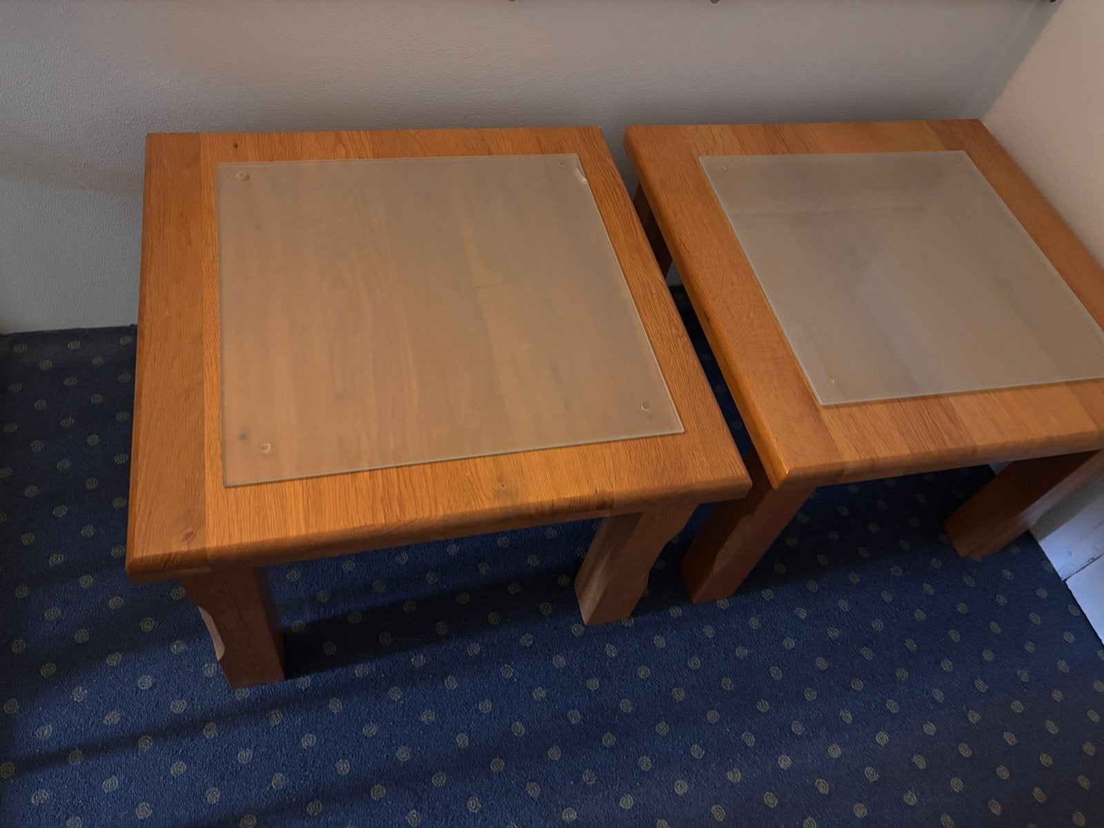 2  bijzettafels/salontafels, Ophalen, Gebruikt, 50 tot 100 cm, 50 tot 100 cm