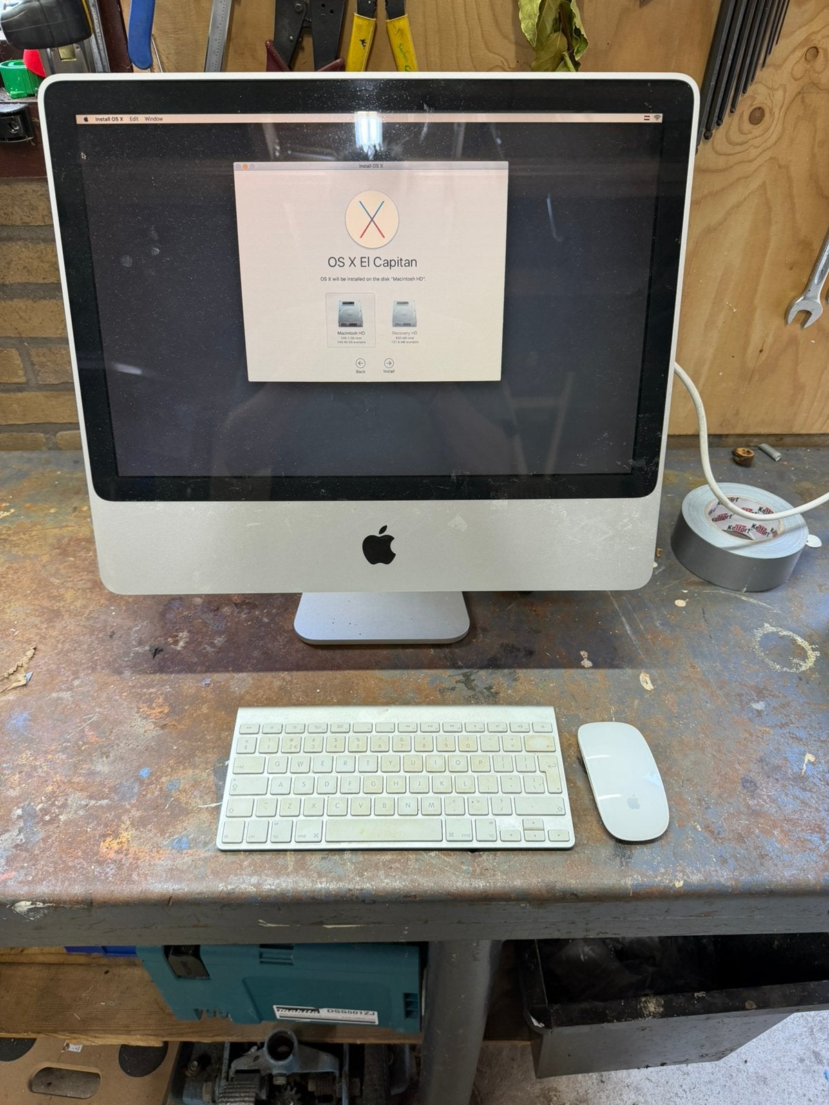 I Mac 20 inch 2008 OS X El Capitan, Computers en Software, Ophalen, Gebruikt, IMac, 2 tot 3 Ghz