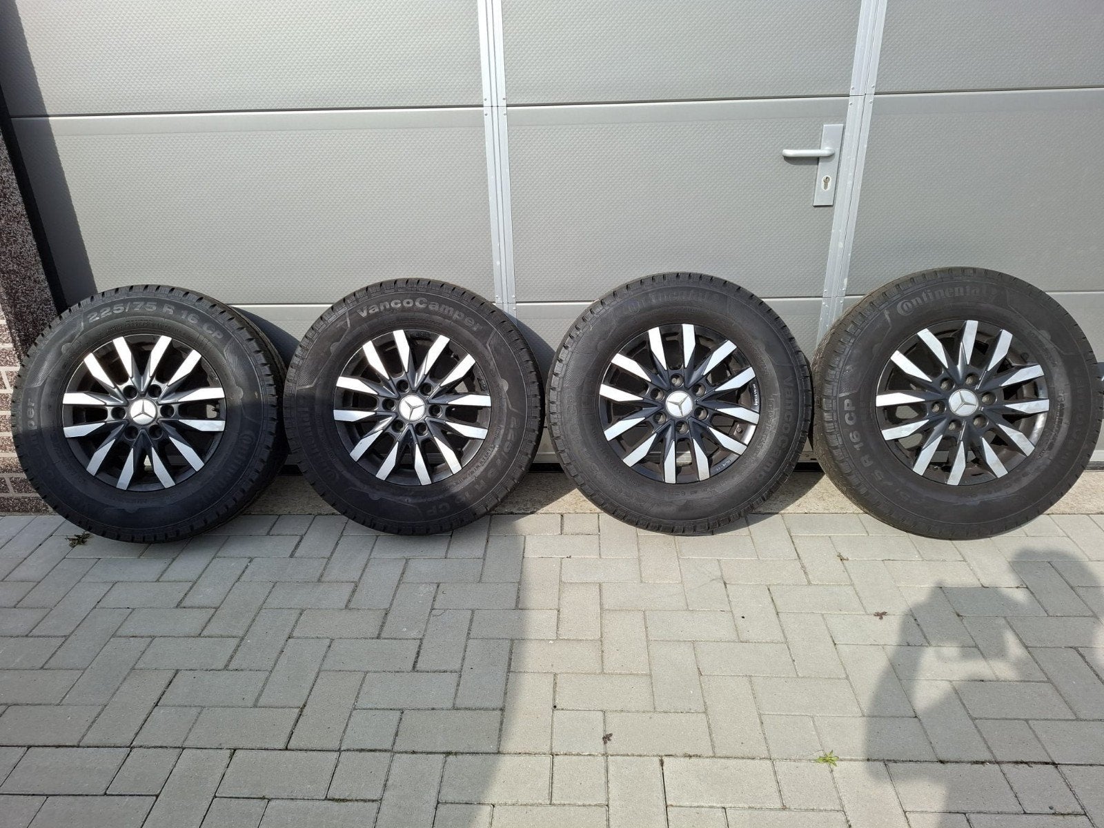 Mercedes Continental Vanco Camper banden en velgen, 16 inch, Banden en Velgen, Nieuw, All Season