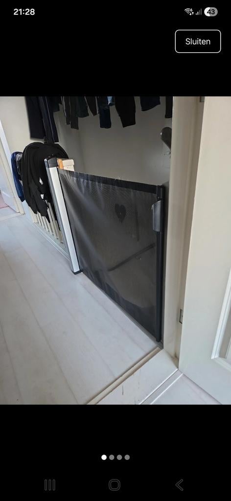 Oprolbaar veiligheidshekje Lascal KiddyGuard Avant, Overige materialen, Gebruikt, Ophalen of Verzenden, 100 tot 115 cm