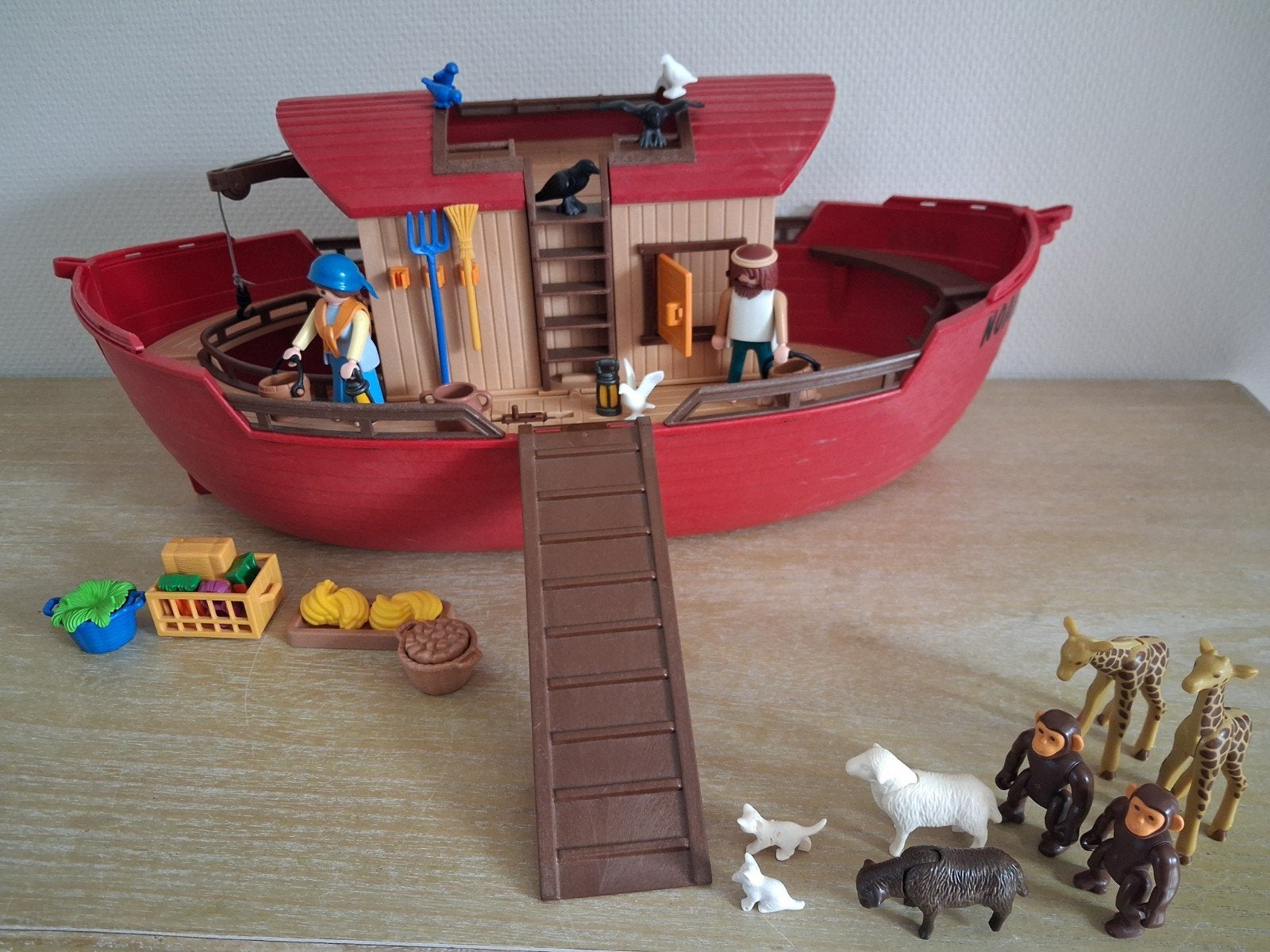 Playmobil ark van Noach met veel dieren setnr 3255, Ophalen of Verzenden, Zo goed als nieuw
