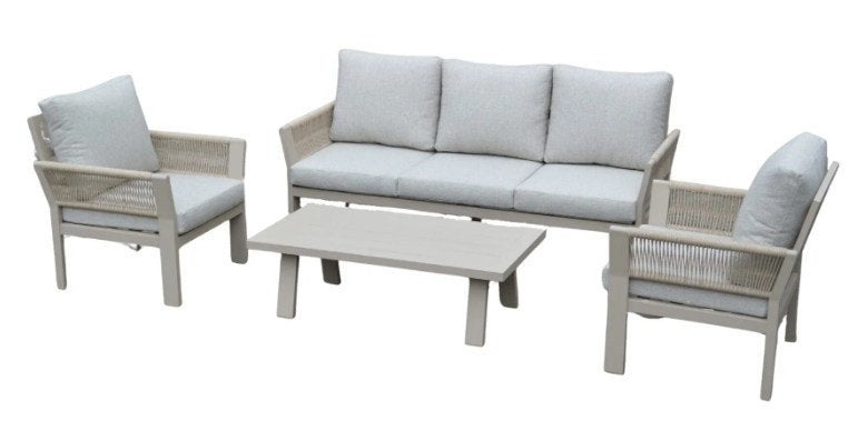 Verona lounge tuintafel, Ophalen, Nieuw, Rechthoekig, Aluminium