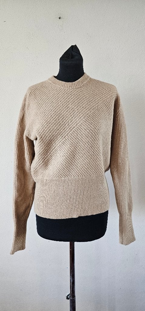 Hope Stockholm Gebreide Trui Beige Maat M (130125), Kleding | Dames, Maat 38/40 (M), Beige, Hope Stockholm, Ophalen of Verzenden