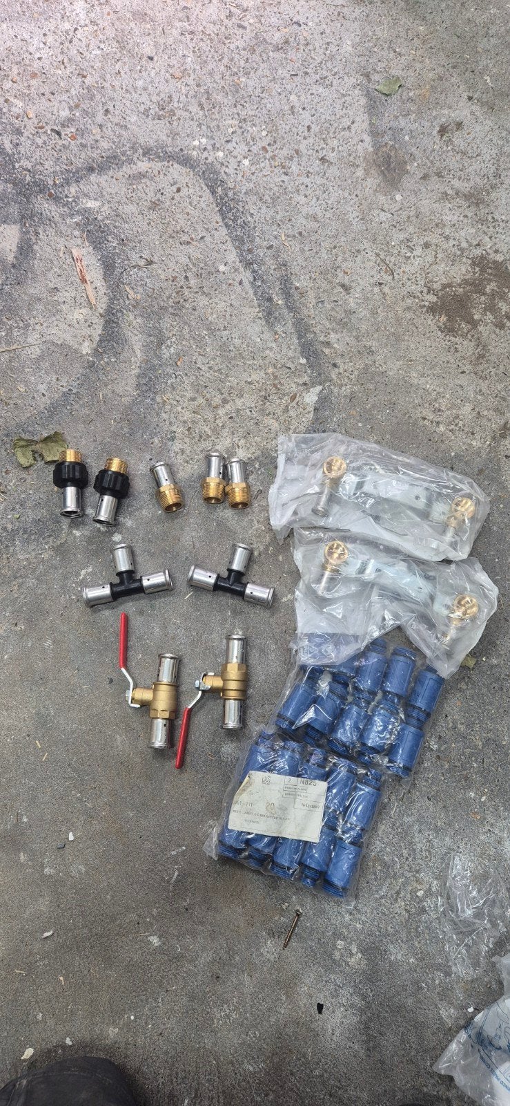 Henco 20 koppelingen en kranen, schroefdraad 3/4", Ophalen, Overige materialen, Minder dan 20 mm, Overige typen