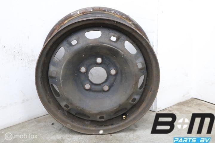 1 losse 14 inch stalen velg VW Polo 9N 6Q0601027F, Auto-onderdelen, Gebruikt, Velg(en)