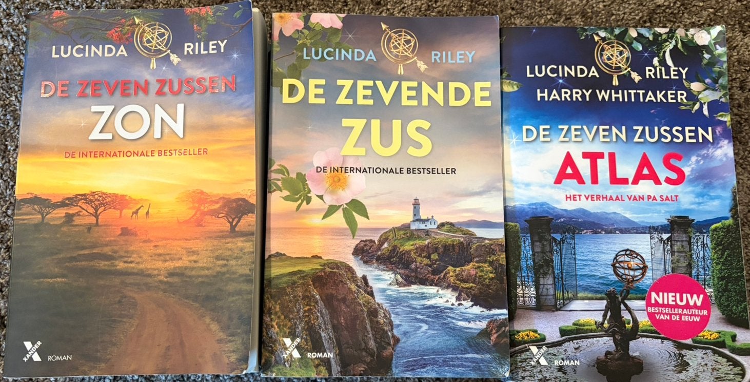 De Zeven Zussen Zon/De Zevende Zus/Atlas, Lucinda Riley, Nederland, Ophalen, Gelezen