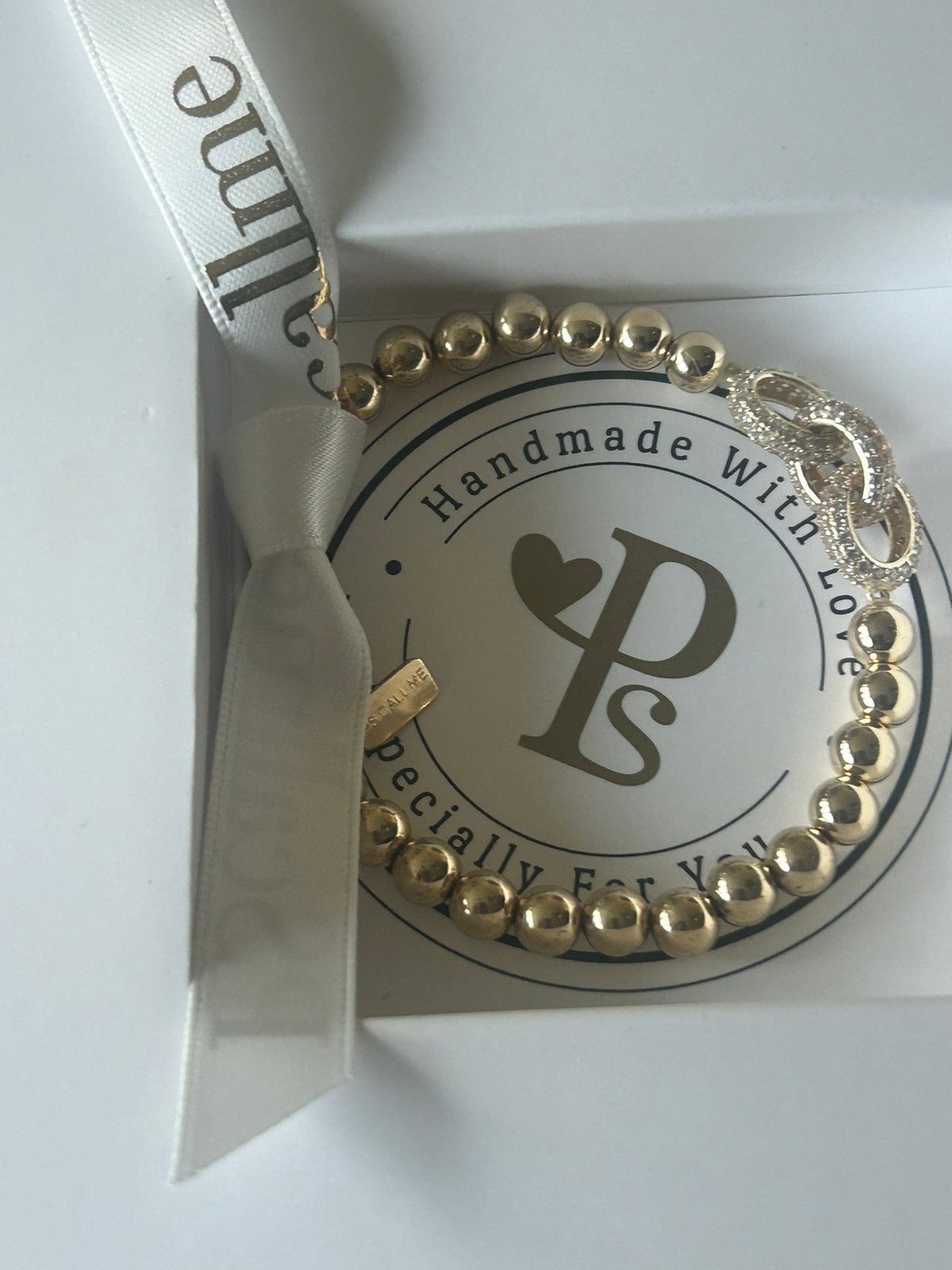 Pscallme armband type link goud nieuw, Sieraden, Tassen en Uiterlijk, Verzenden, Nieuw, Goud, Goud