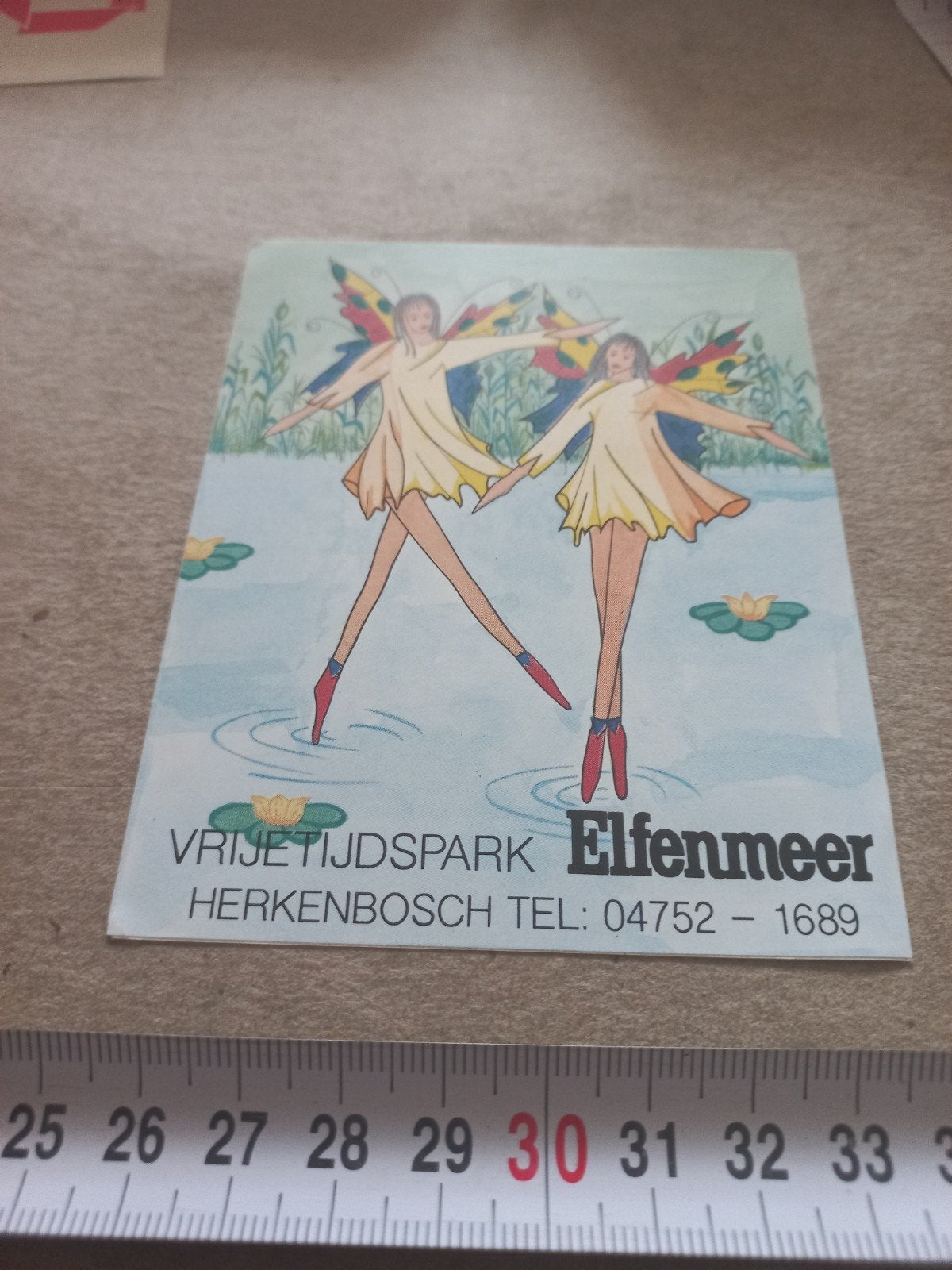 Vrije Tijdspark Elfenmeer Herkenbosch sticker, Verzamelen, Ophalen of Verzenden