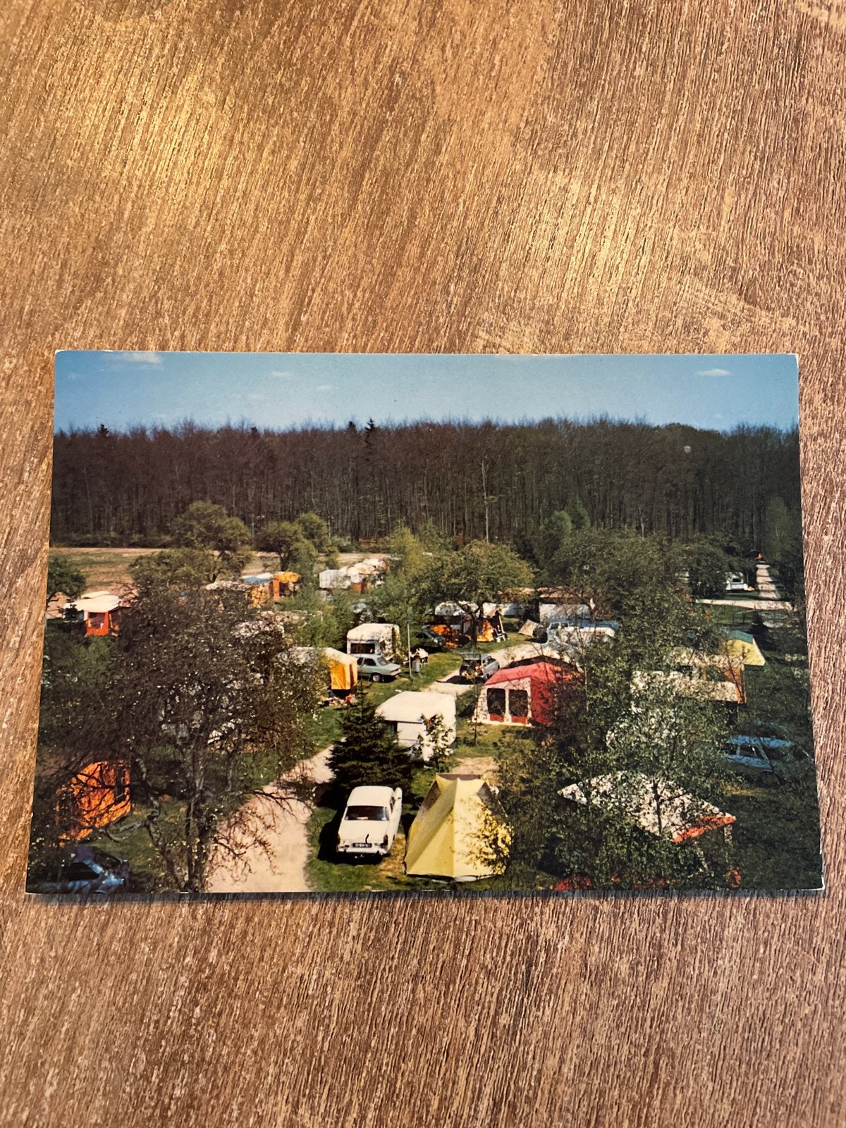 Oude ansichtkaart Camping "AUF KENGERT" Luxemburg, Ophalen of Verzenden, 1960 tot 1980, Gelopen, België en Luxemburg
