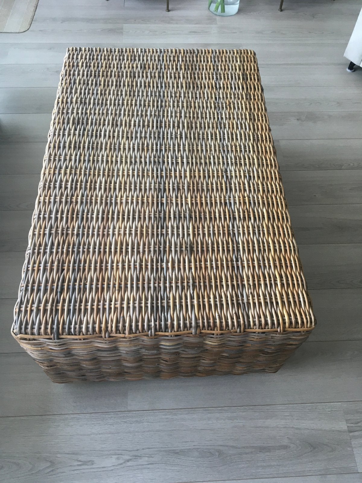 Salontafel riviera maison rotan, Ophalen, Gebruikt, 100 tot 150 cm, Riviera maison