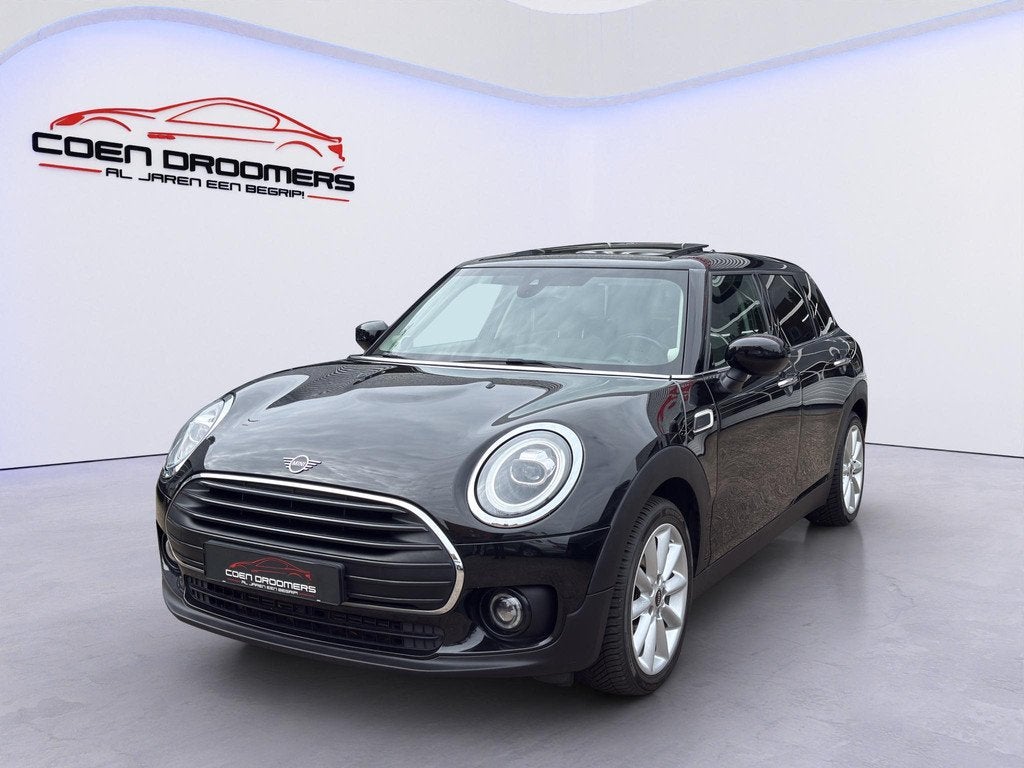 MINI Clubman 1.5 Cooper Chili /Apple Carplay/Schuif-kantelda, Auto's, Gebruikt, Leder en Stof, Zwart, 3 cilinders