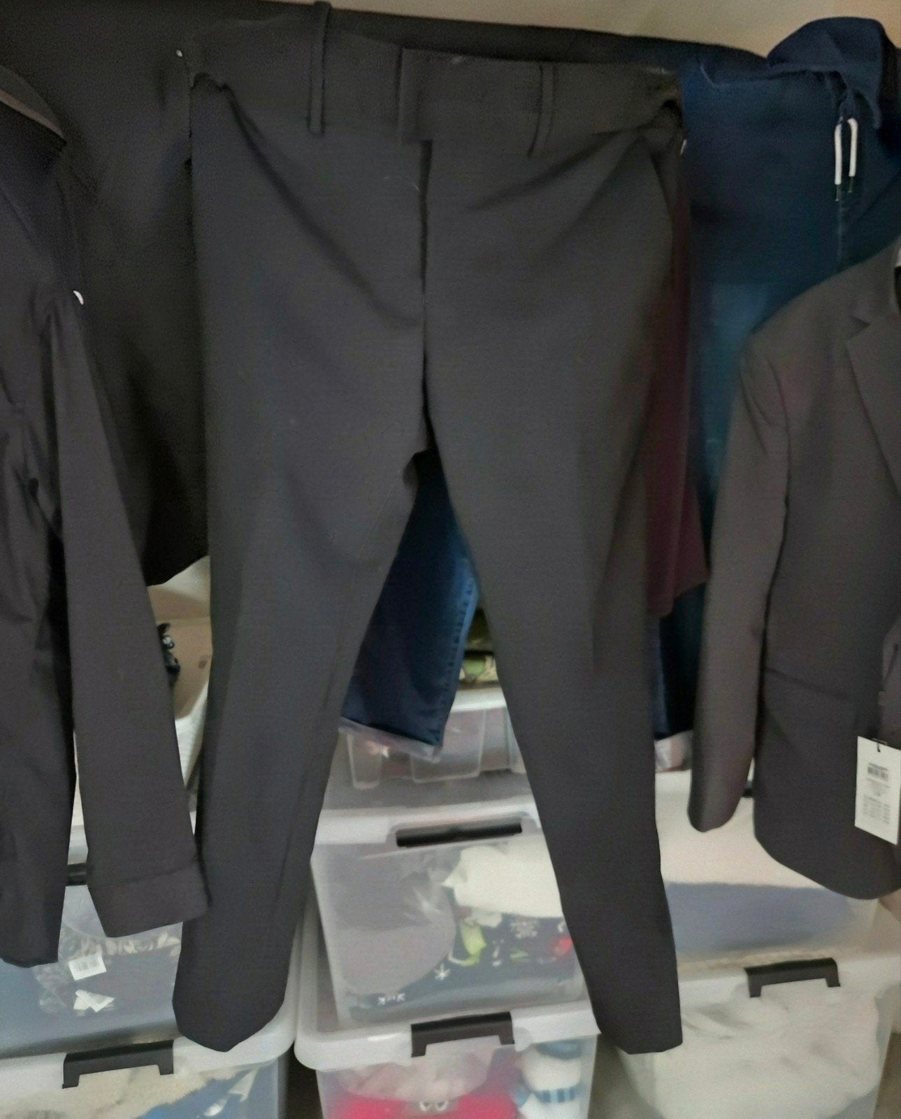 Jack & Jones overhemd en een zwarte pantalon Black, Kleding | Heren, Ophalen, Nieuw, Maat 52/54 (L), Zwart