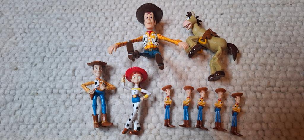 9 speelfiguren uit de serie WOODY van Toy Story, Ophalen of Verzenden