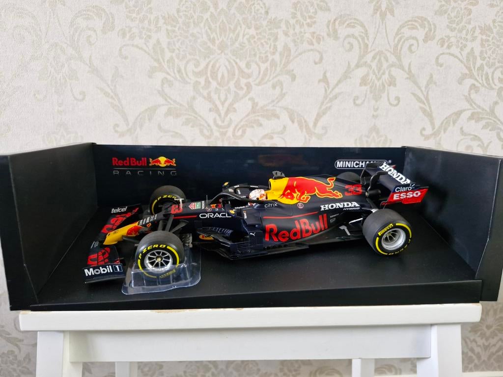 Red Bull Racing Honda RB16B Max Verstappen Minichamps, Ophalen of Verzenden