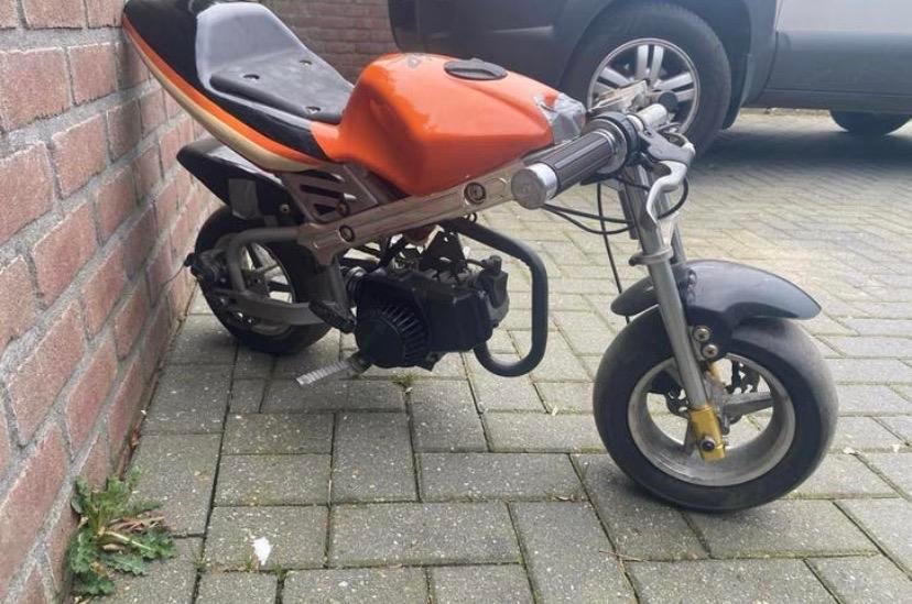 Mini bike GEZOCHT, Fietsen en Brommers, Minibikes, Midibikes en Pitbikes, Ophalen, Gebruikt, Schijfrem, Overige typen