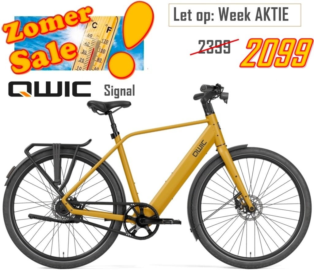Qwic Signal Trendy Urban E-Bike € 2399 Nu € 2099, Ophalen, Qwic, Nieuw, 51 tot 55 cm
