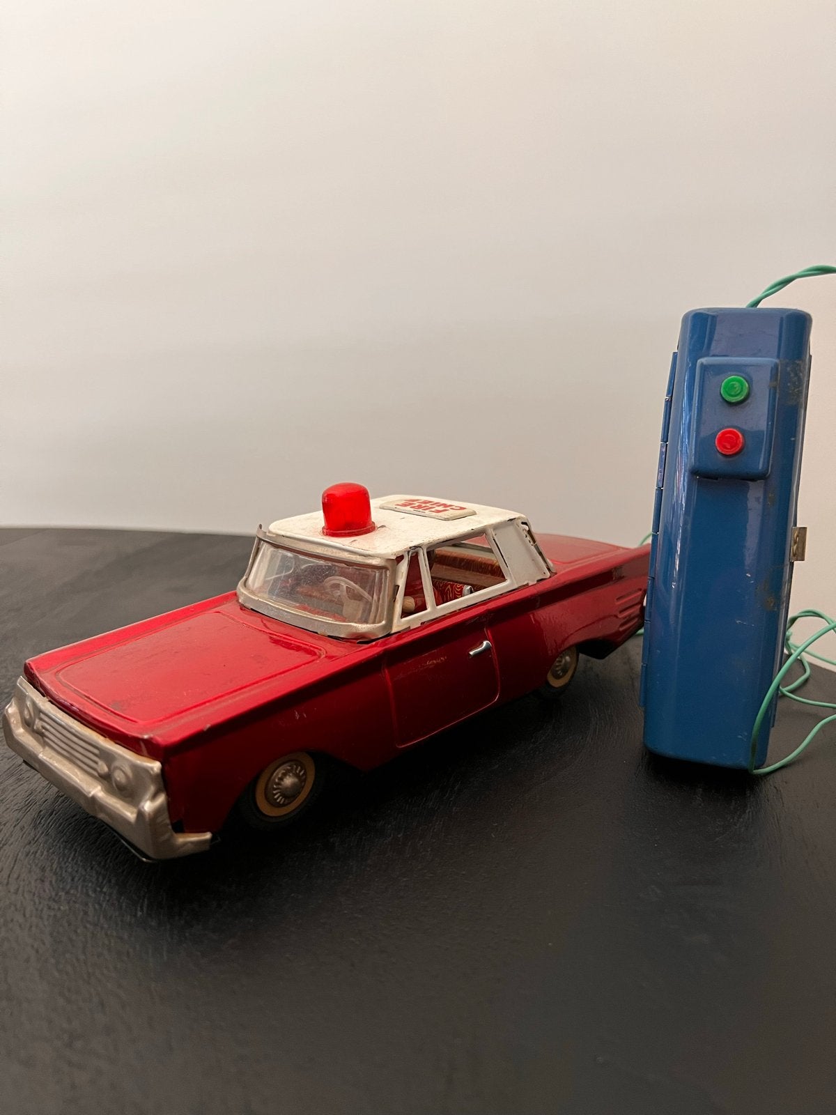 Vintage Speelgoed Brandweerauto met Afstandsbediening, Ophalen of Verzenden, Gebruikt, Afstandsbediening