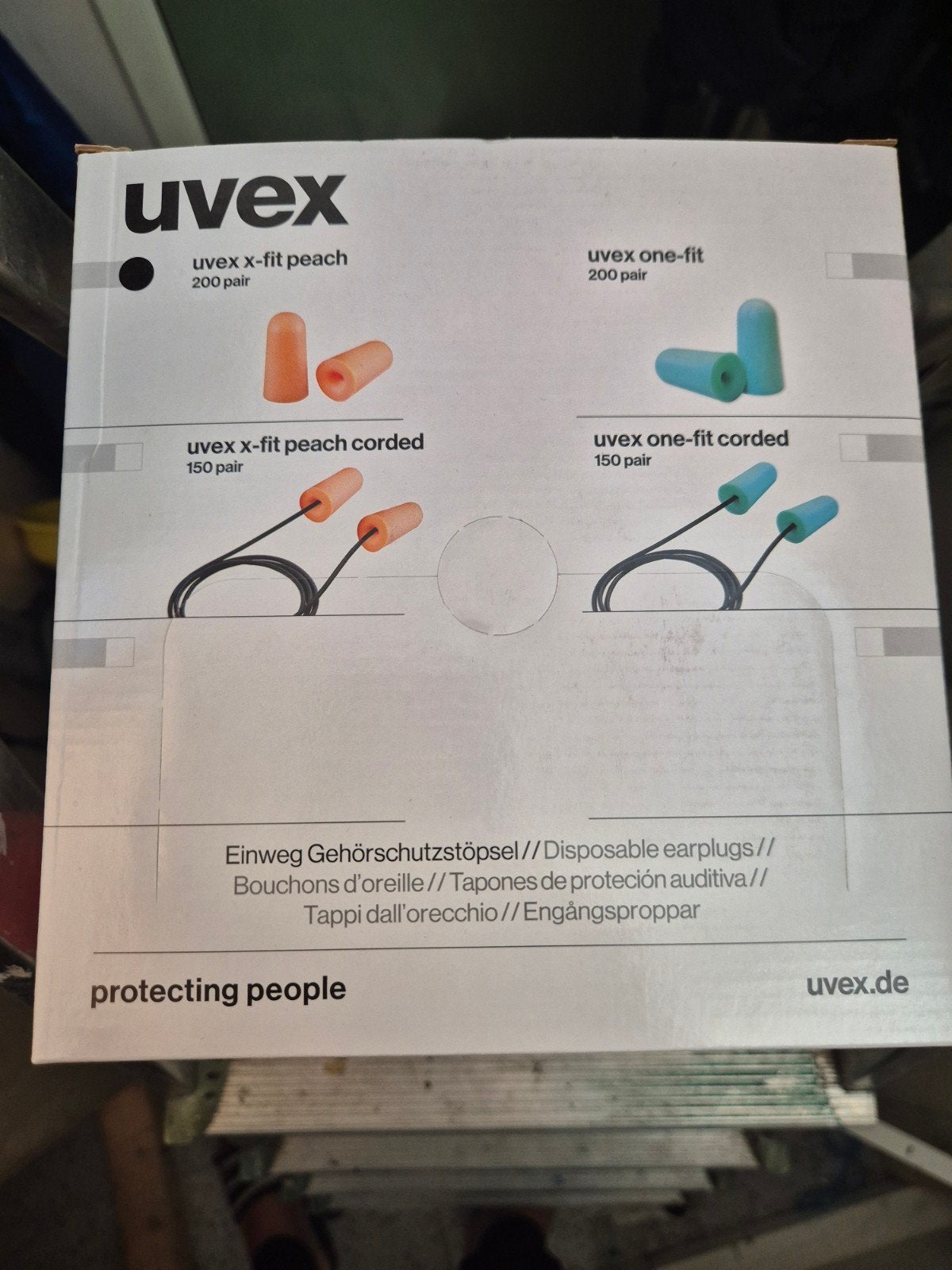 Uvex x-fit peach oordoppen - 200 paar
