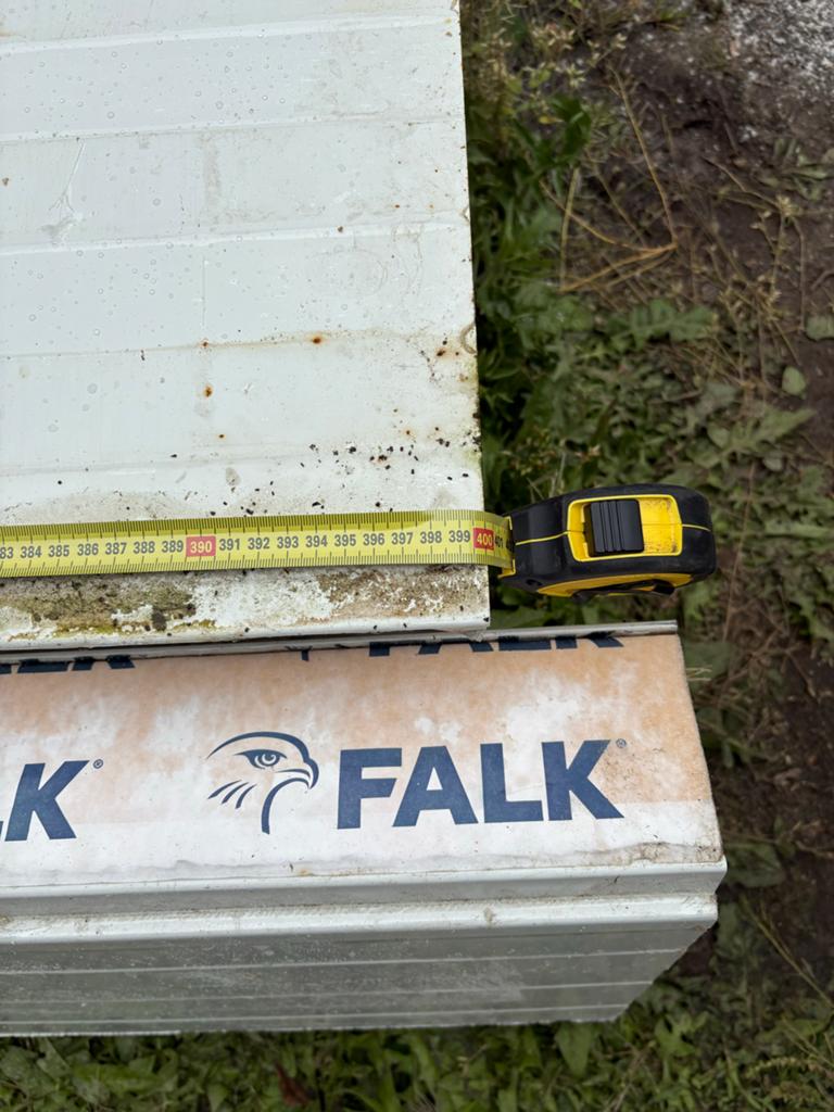 Sandwichpanelen Falk - 3 stuks panelen, Ophalen, Zo goed als nieuw, Hardschuim (Pir), 10 tot 15 m²