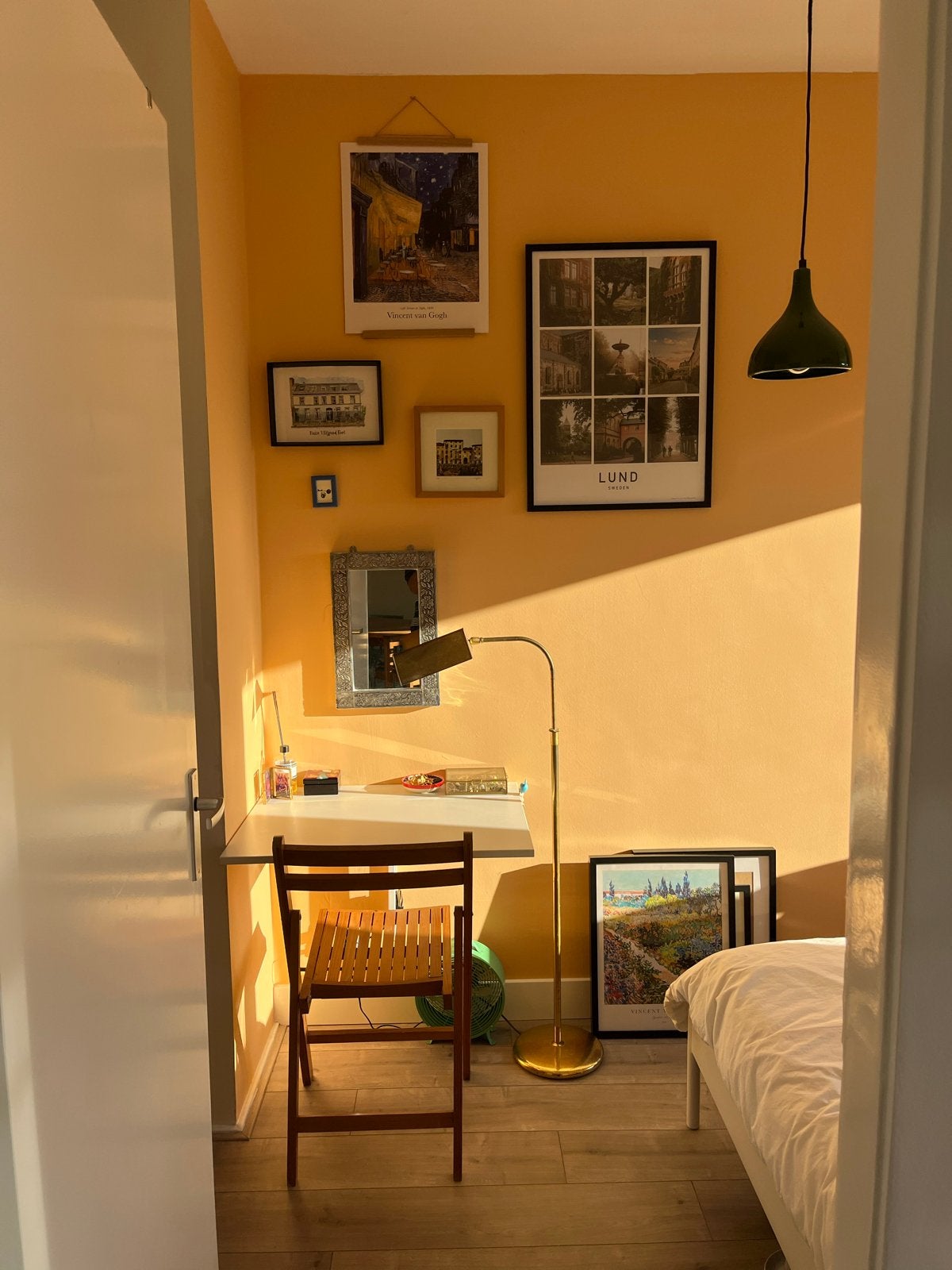 Witte inklapbare wandtafel - Ideaal voor kleine kamer, Ophalen, Kunststof, Gebruikt, Minder dan 50 cm