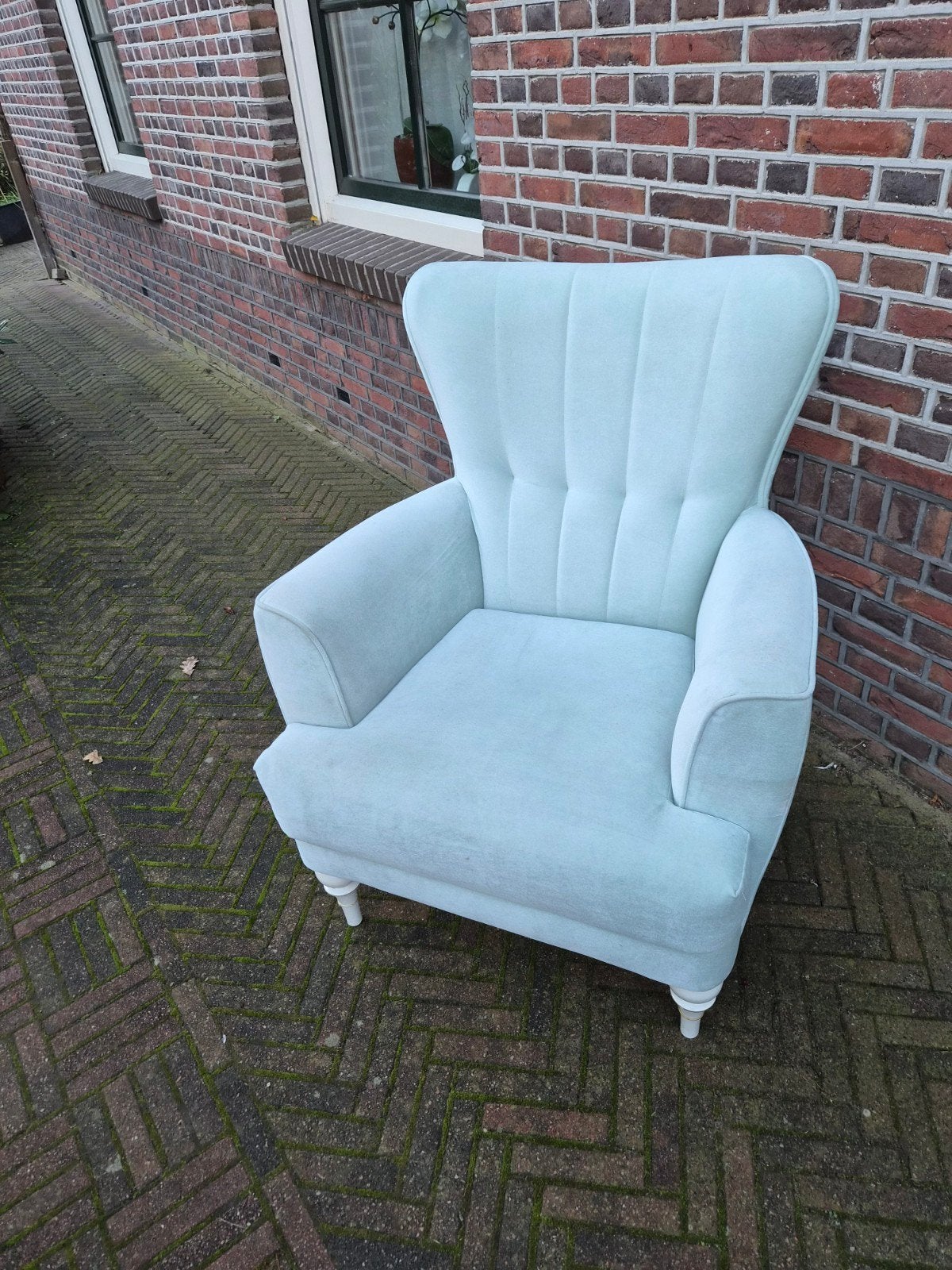 Mooie mintgroene oorstoelen, Ophalen, Minder dan 50 cm