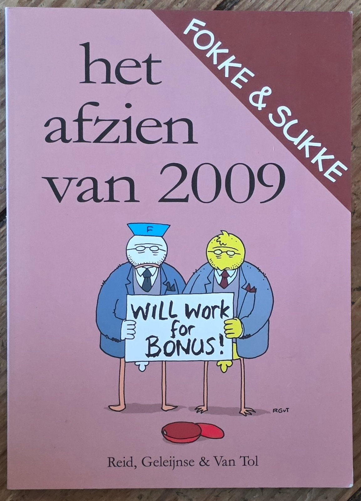 Fokke & Sukke: Het Afzien van 2009 - Jaaroverzicht, Boeken, Humor, Ophalen of Verzenden, Zo goed als nieuw, Reid, Geleijnse & Van Tol